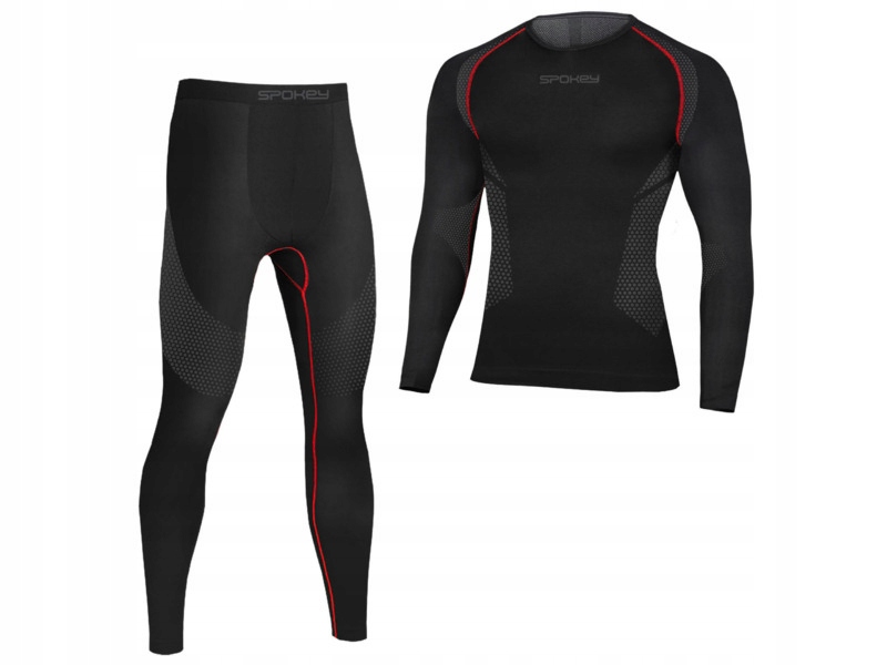 Bielizna termoaktywna Spokey Lee (rozmiar M/L) Czarny