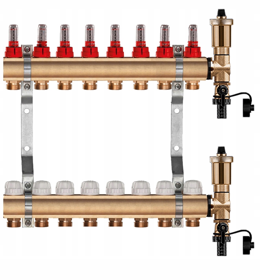 Rozdělovač 8 Podlahových Topení Pro Podlahové Topení