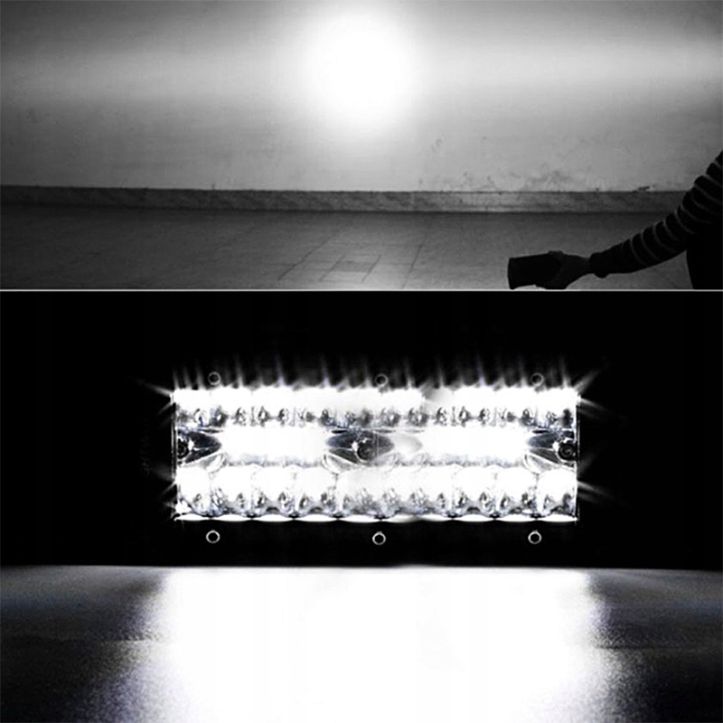 2X LAMPA ROBOCZA 120W LED HALOGEN SZPERACZ ZESTAW OŚWIETLENIE LED CREE IP68 Strumień świetlny 9600 lm