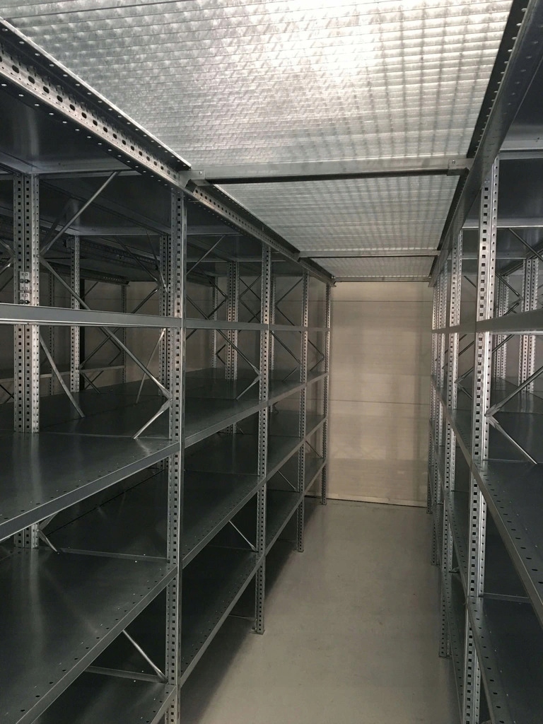 Regal metalowy magazynowy M27 16 polek 160 kg Height 200 cm