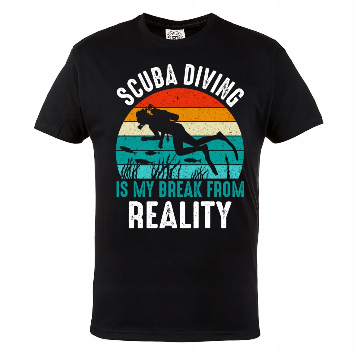 

Męska Koszulka Dla Nurka Nurkowanie Scuba Diving