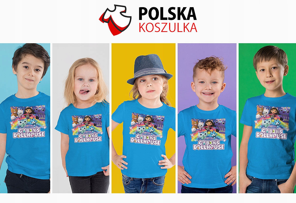T-SHIRT KOSZULKA DLA DZIECKA KOCI DOMEK GABI 164 SUPER JAKOŚĆ Rodzaj gadżetu filmowy gamingowy książkowy, komiksowy muzyczny
