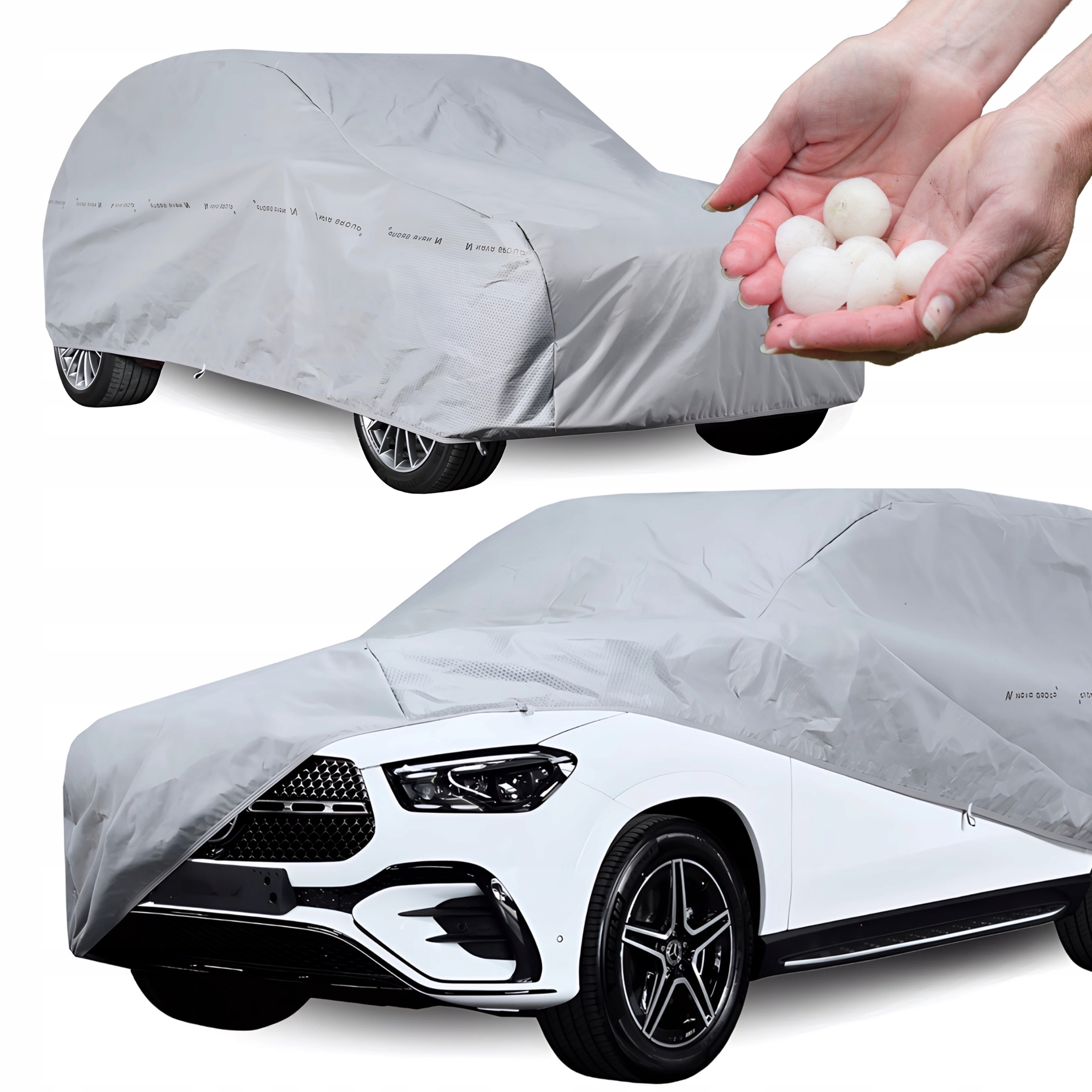 Ochranná Plachta Proti Kroupám na Suv 455 cm, 11mm Ochrana