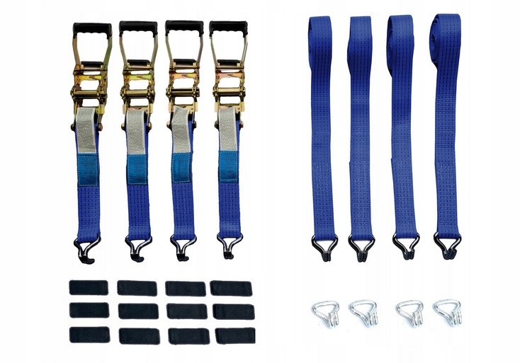 Pasy Niebieskie 3PKT Kostka 4T-3M Gumowane