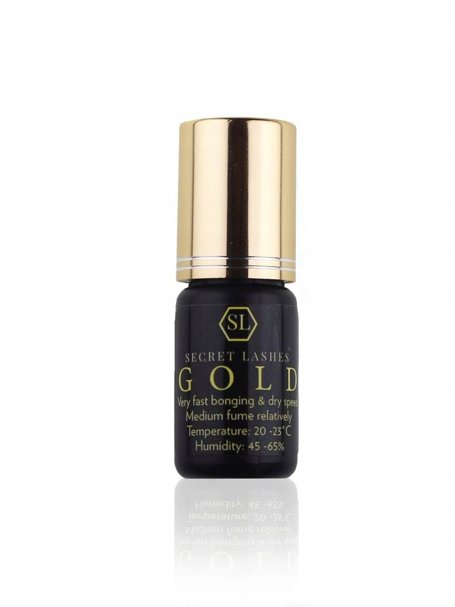 KLEJ SECRET LASHES 5 ML - GOLD- 0,5 - 1 S Marka Secret Lashes