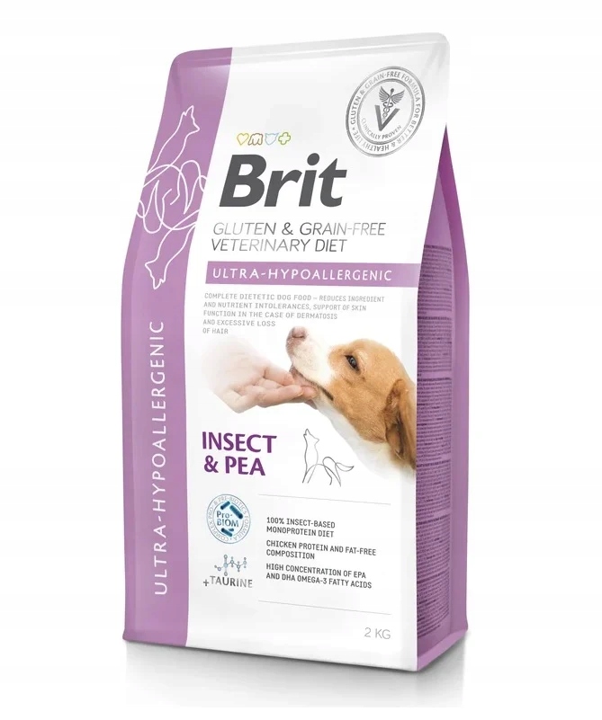 Levně Brit Veterinary Diets Dog Ultra-Hypoallergenic krmivo 2 kg