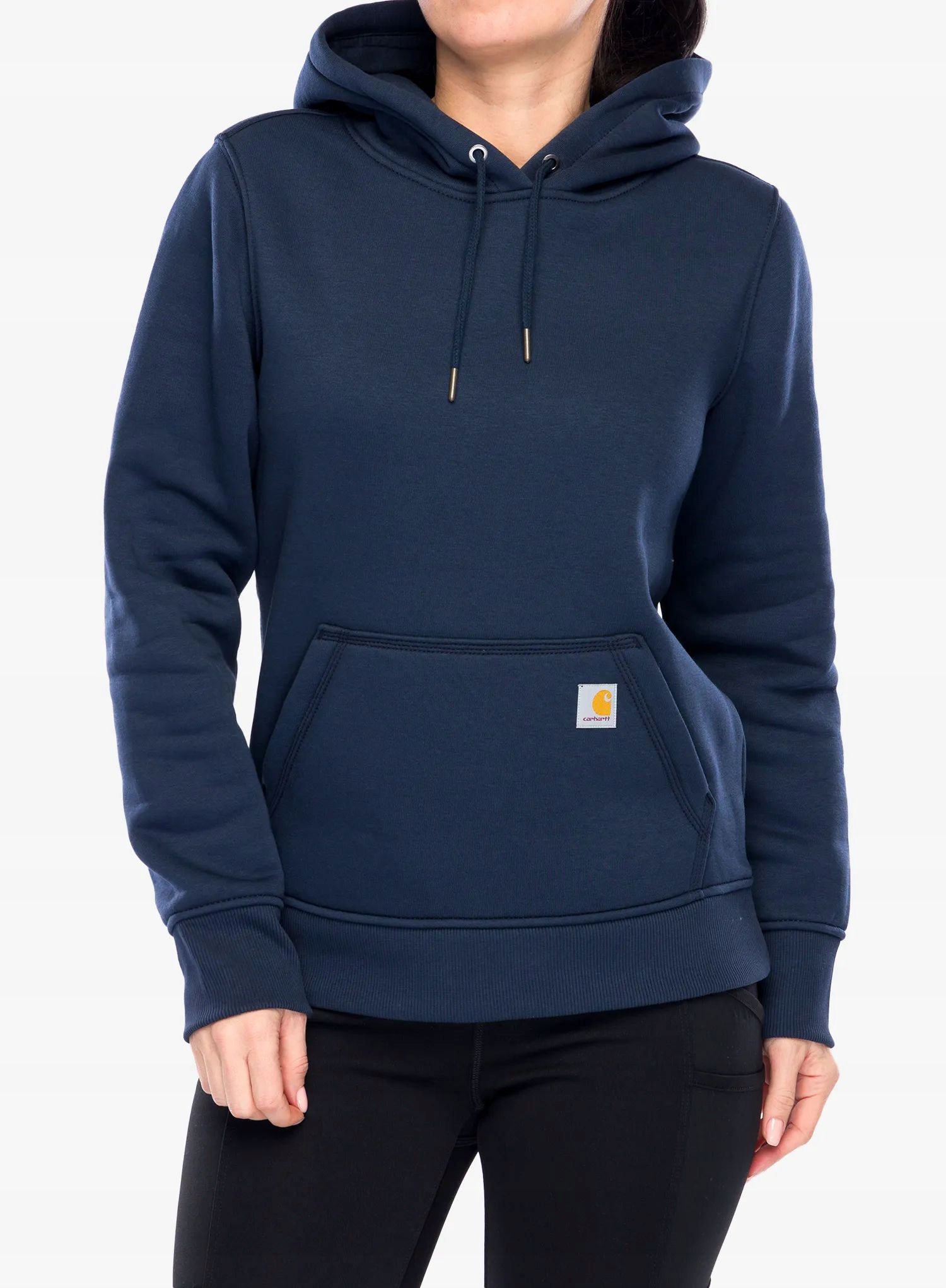 Mikina Carhartt s kapucí Midweight tmavě modrá Xs