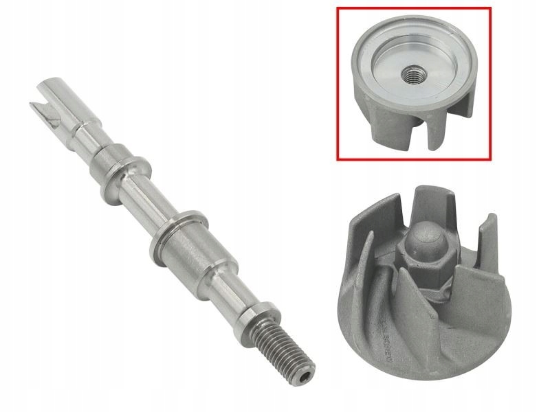 AT-10070A - BRONCO 2022/01 ВАЛ І РОБОЧЕ КОЛЕСО ВОДЯНОГО НАСОСА KAWASAKI