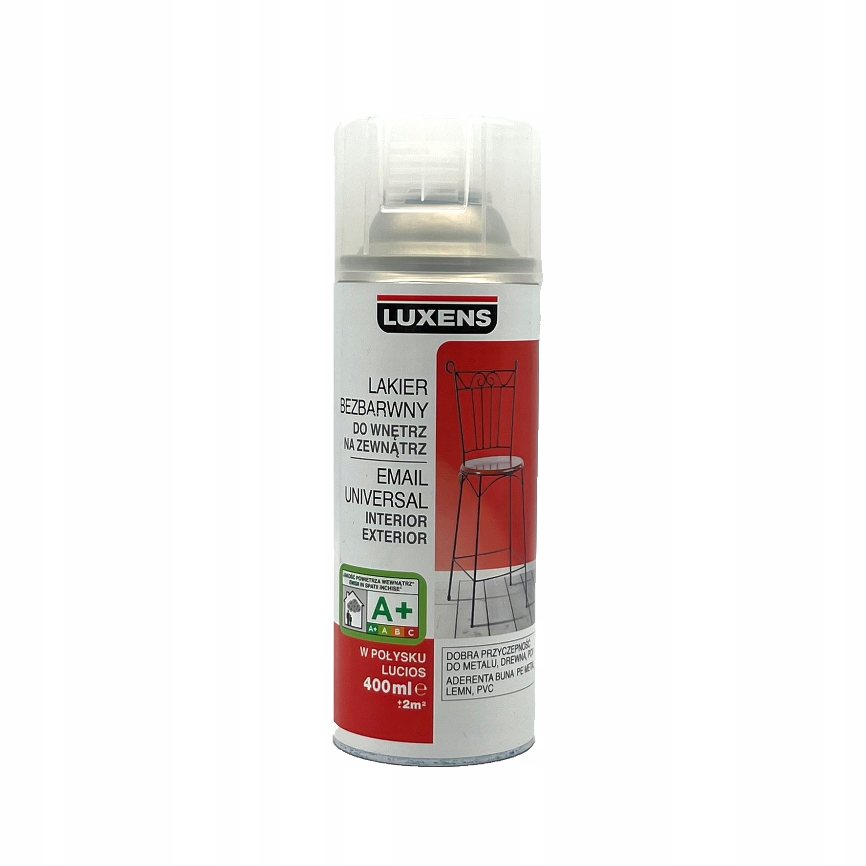 

Lakier bezbarwny połysk w sprayu 400ml uniwersalny