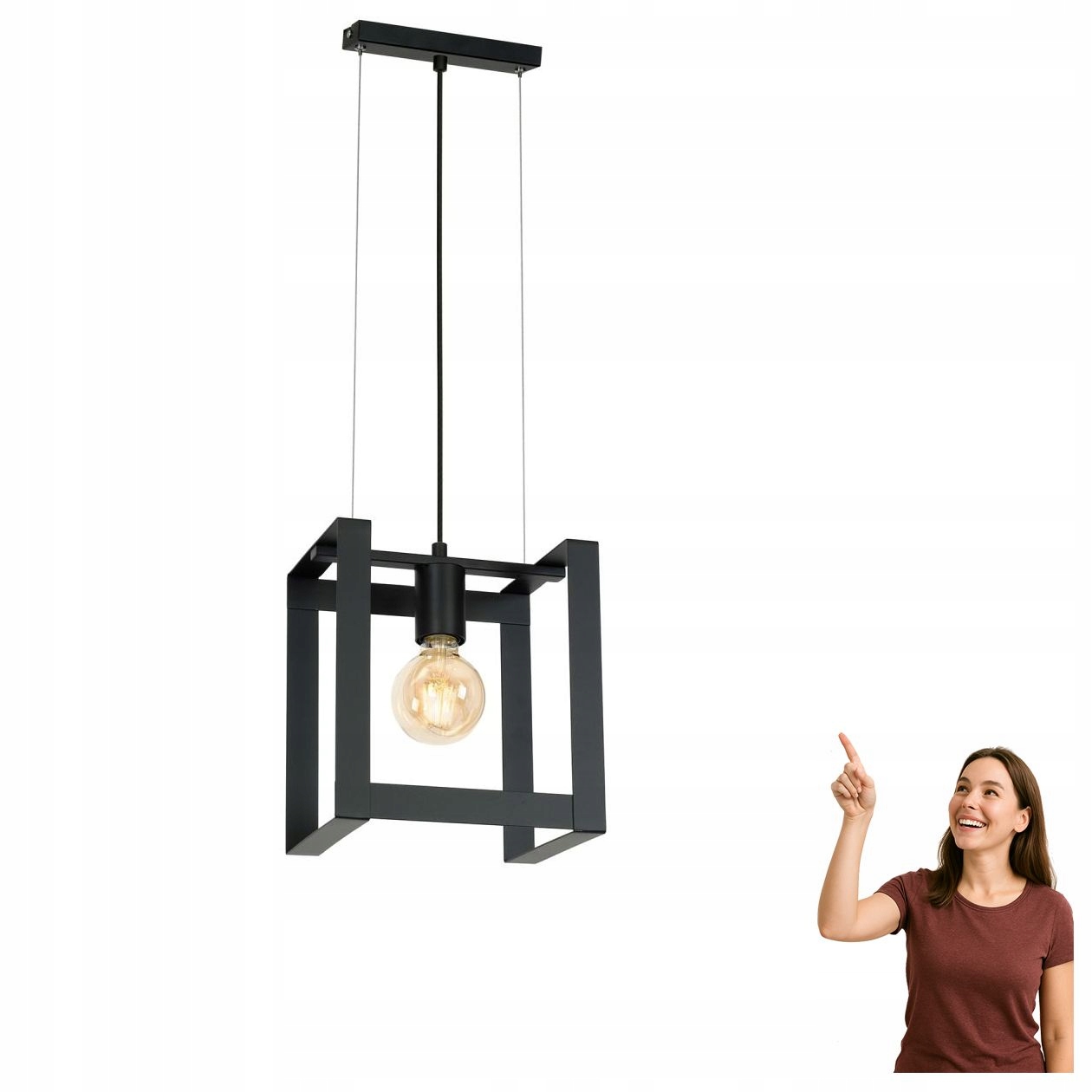 Kovová závěsná lampa Kartel 843 Luminex