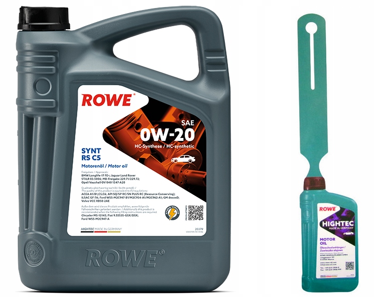 Olej Silnikowy Rowe Bmw Longlife-17 Fe Hightec Synt Rs C5 Sae 0W20 4L