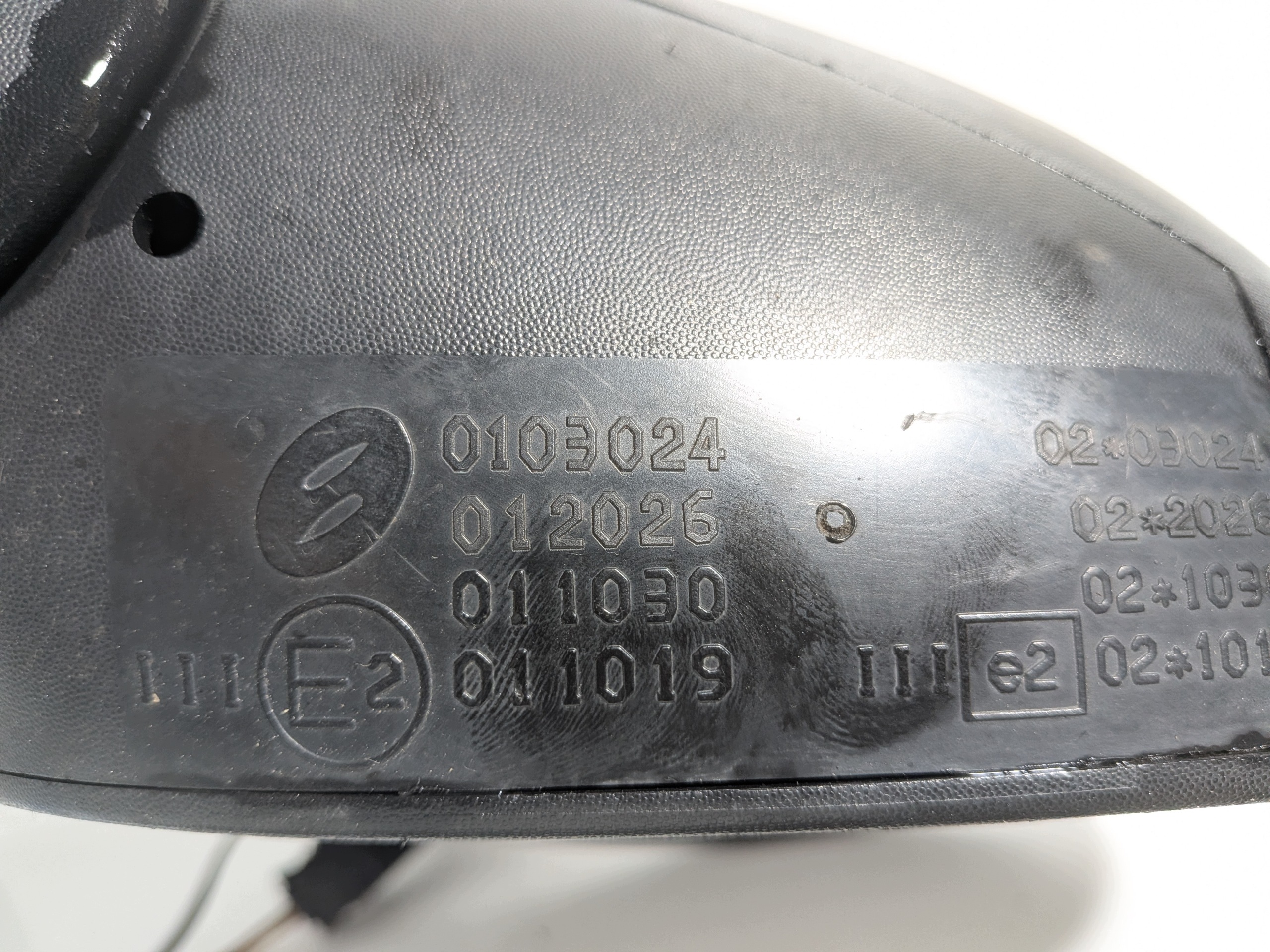 mirror left 5 PIN OE E2011019 kod lakieru EXY Citroen C2 03-17