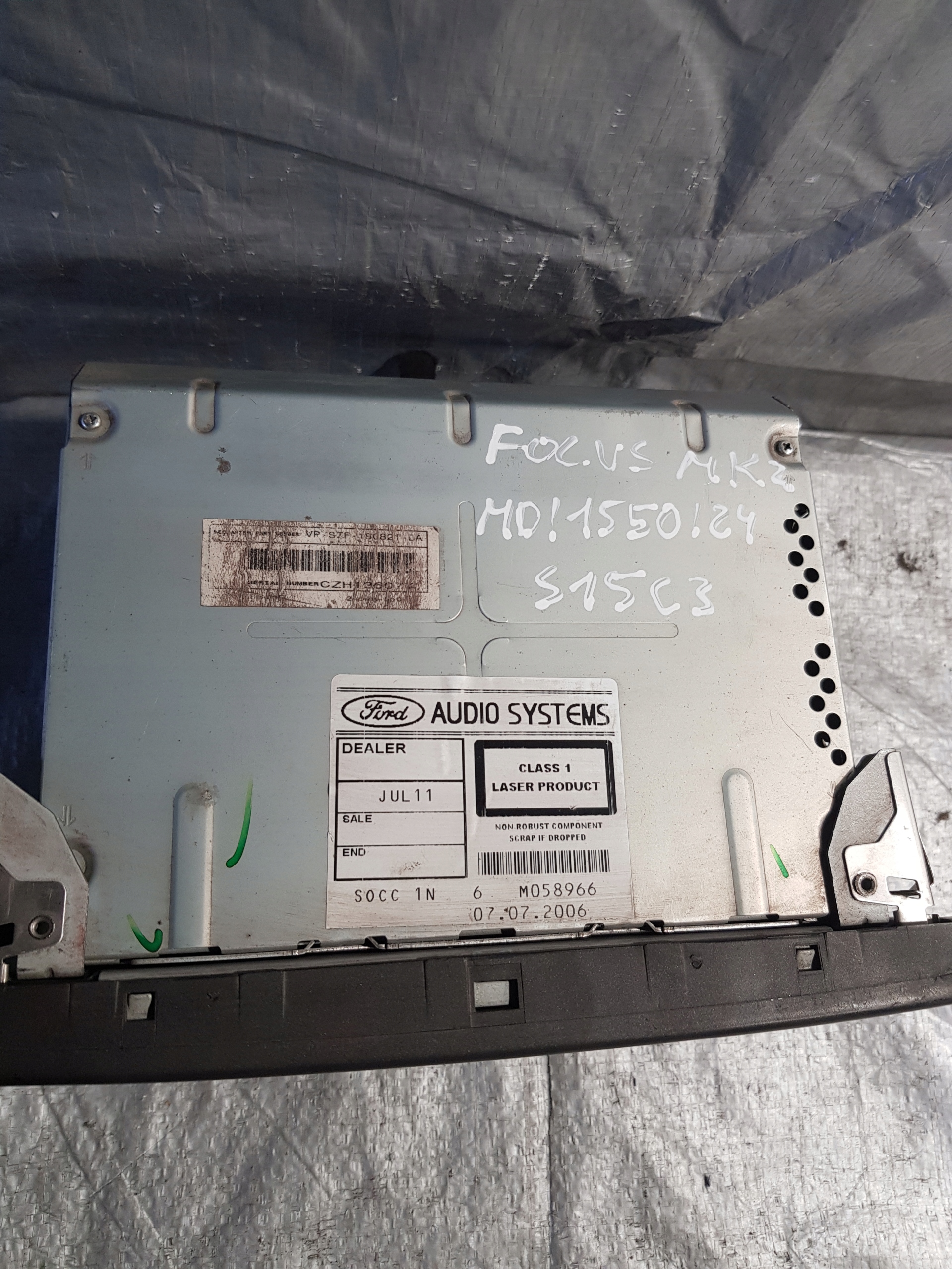 FORD FOCUS MK2 RADIO CD ORYGINALNE 4M5T18C815BK