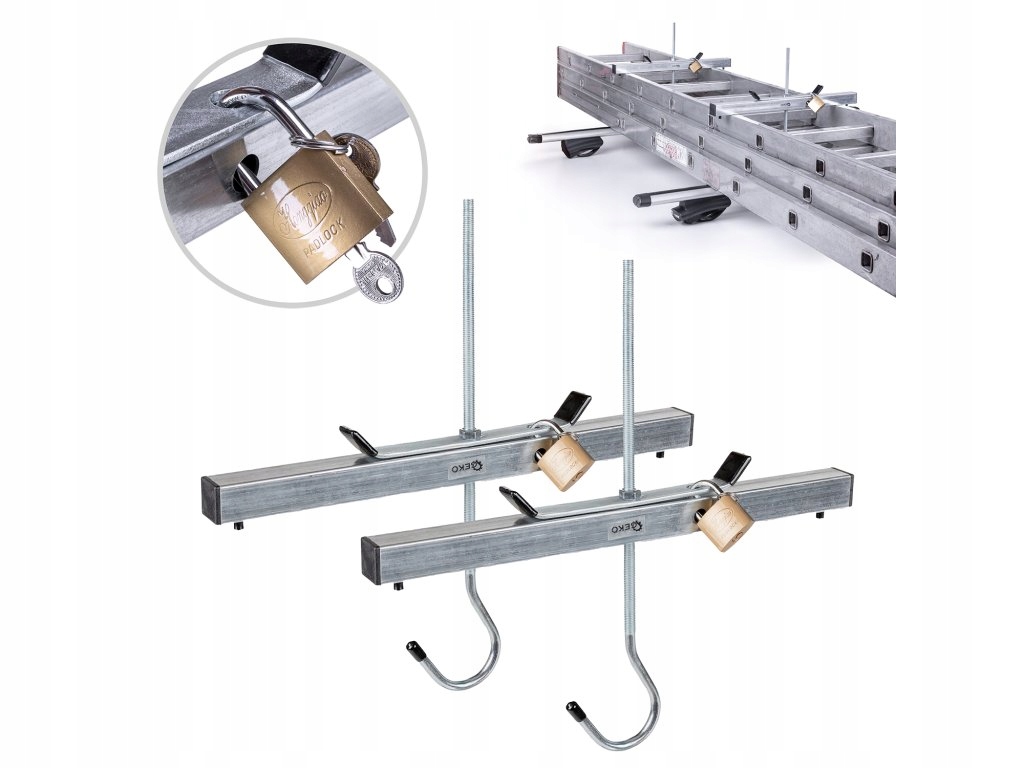 Držák žebříku na střešní nosič, sada 2 ks G02431
