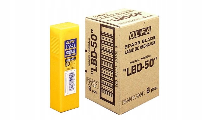 

Olfa Ostrza Segmentowe Ostre 18mm LBD-50 50szt