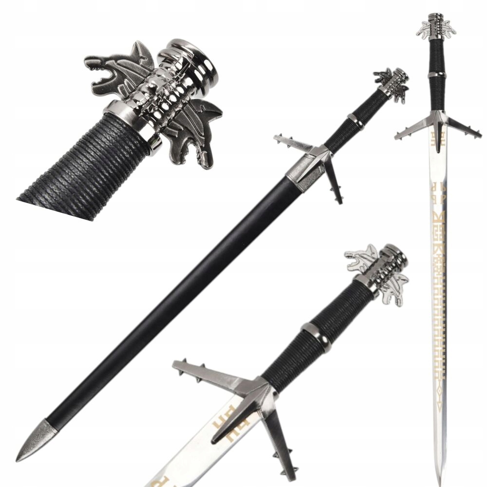 Geraltův meč Aerondight inspirovaný The Witcher 3 Wild Hunt 82 cm JT6404