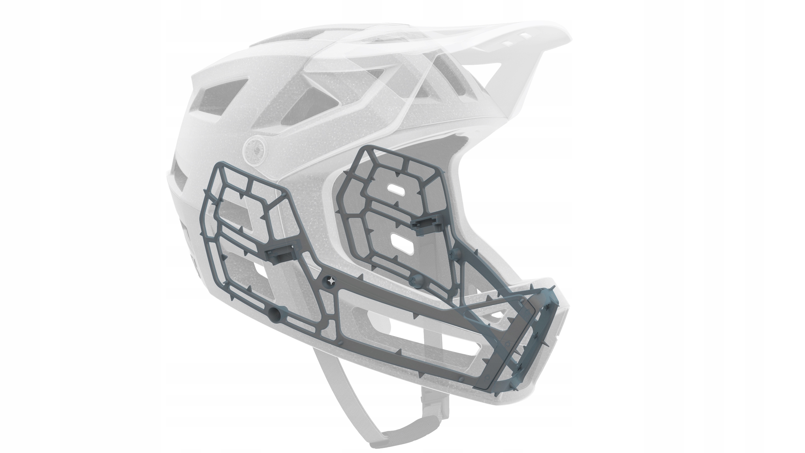 Kask Rowerowy Fullface IXS Trigger FF Black Najlżejszy 595g S/M 54-58cm Kolor czarny