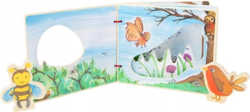 

Pierwsza Książka drewniana Ptaszek Small Foot