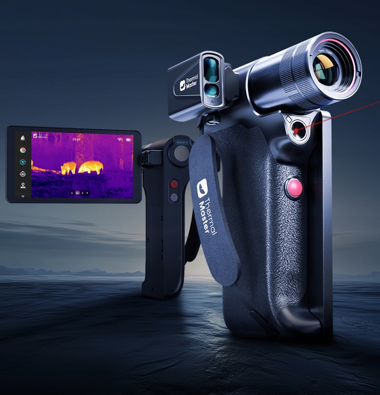 Termovizní kamera Thermal Master DV2 LCD 5 palců 1000 m 5000 mAH 50 Hz 10 mm