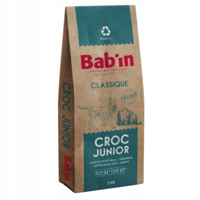 Bab'in Classique Junior kuře 14 kg suché krmivo pro psy