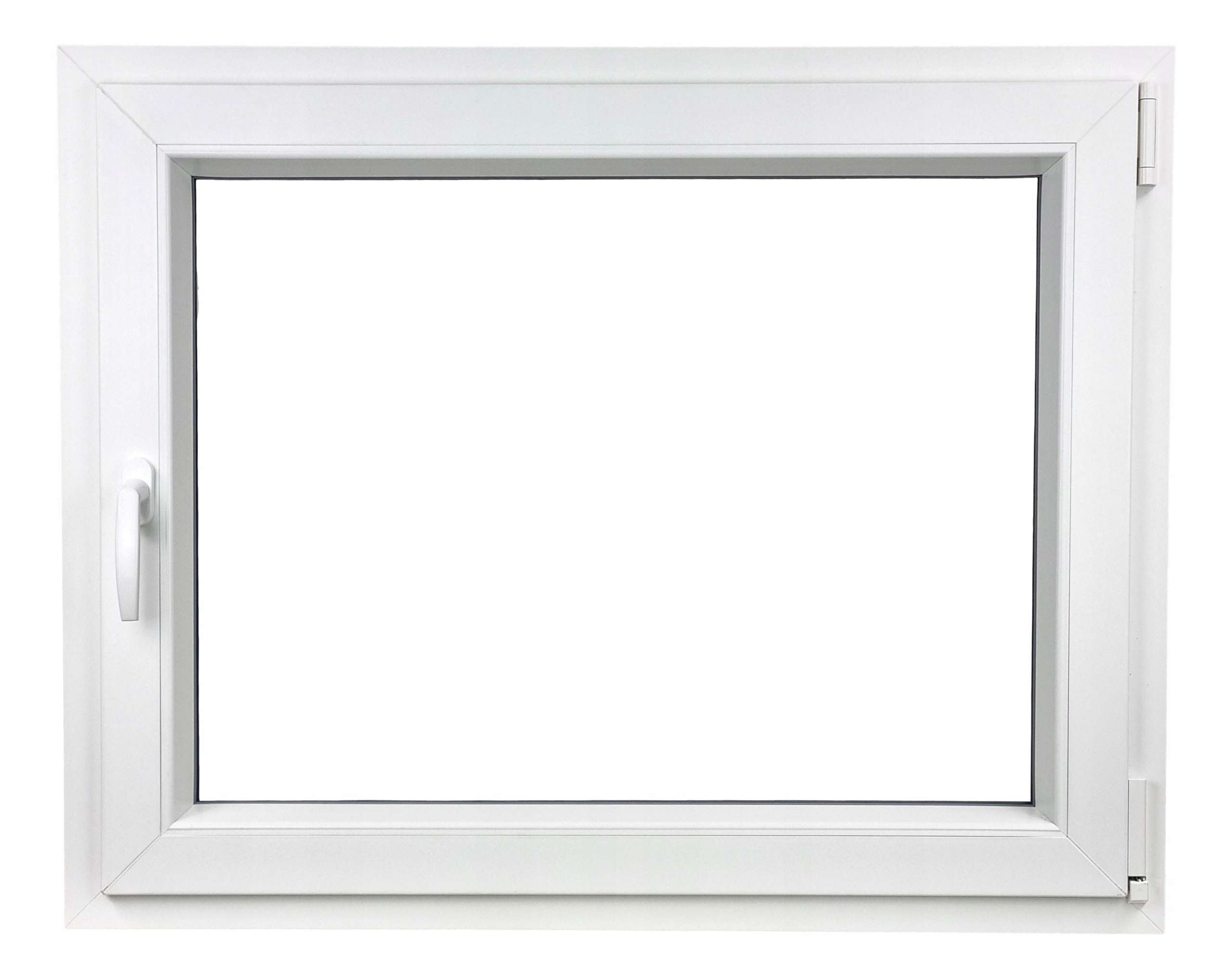 OKNO PCV 90 X 60 / 900 X 600 RU/P BIAŁE 76mm