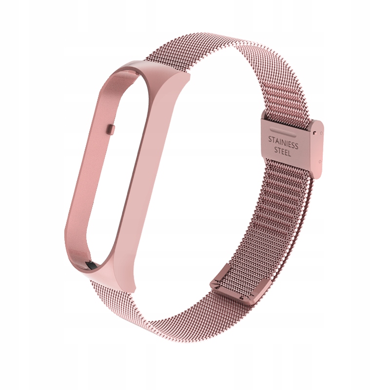 BRANSOLETKA OPASKA do XIAOMI MI BAND 5 ROSE GOLD Kolor różowy