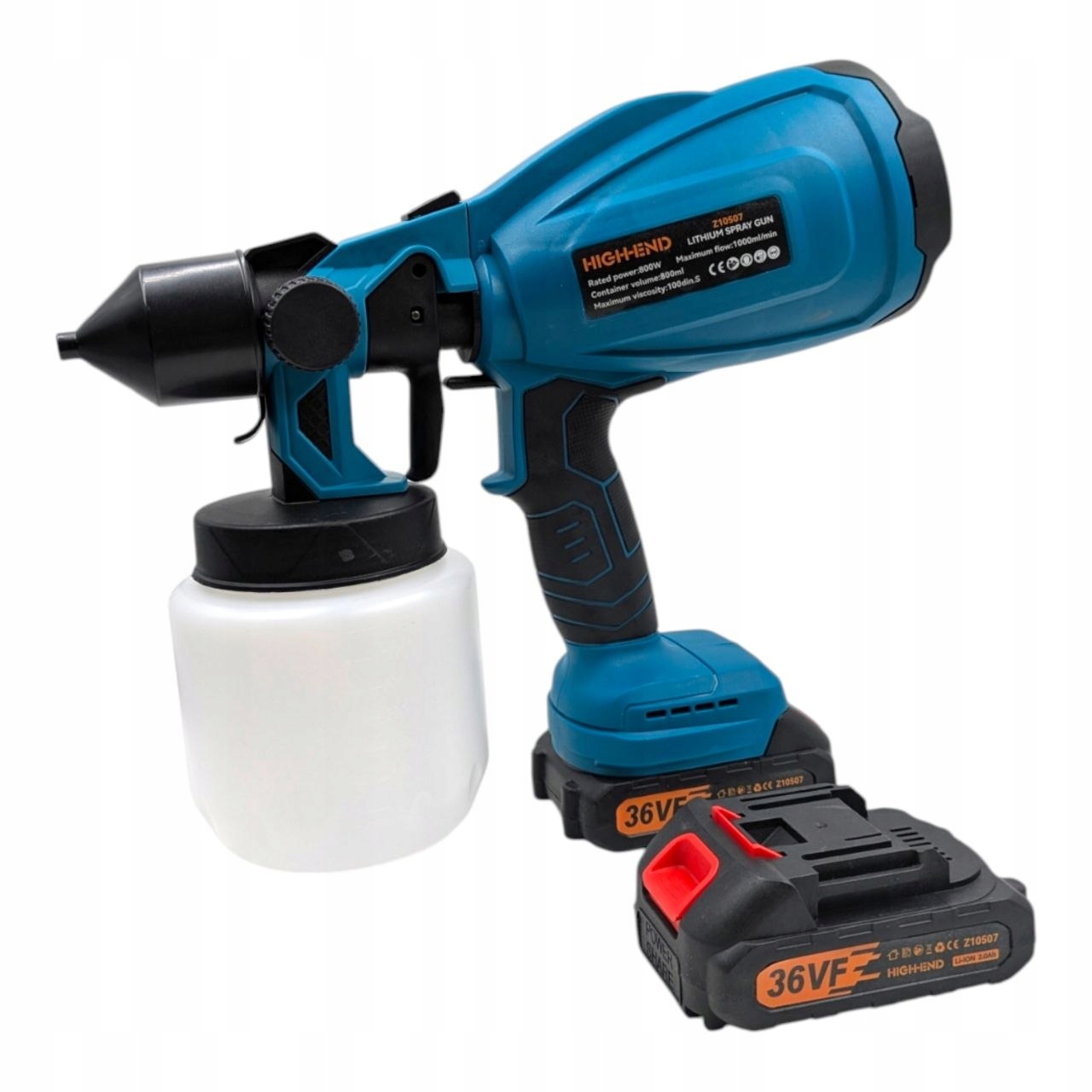 Akumulátorová Malířská Pistole 36VF High-end Z10507 2 Akumulátory Lado