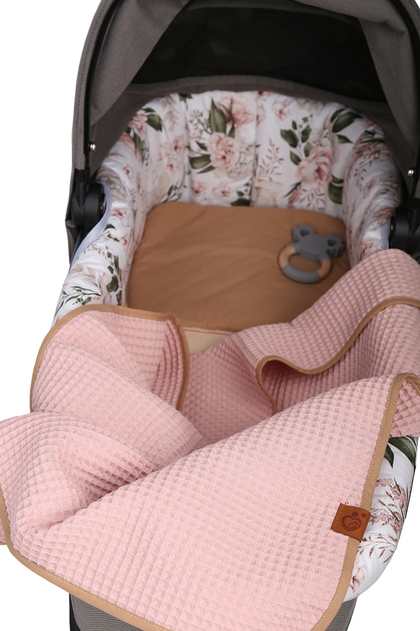 KOCYK DLA NIEMOWLĄT WAFEL BAWEŁNA 100% DO WÓZKA GONDOLI KOŁYSKI BABYMAM Marka Babymam