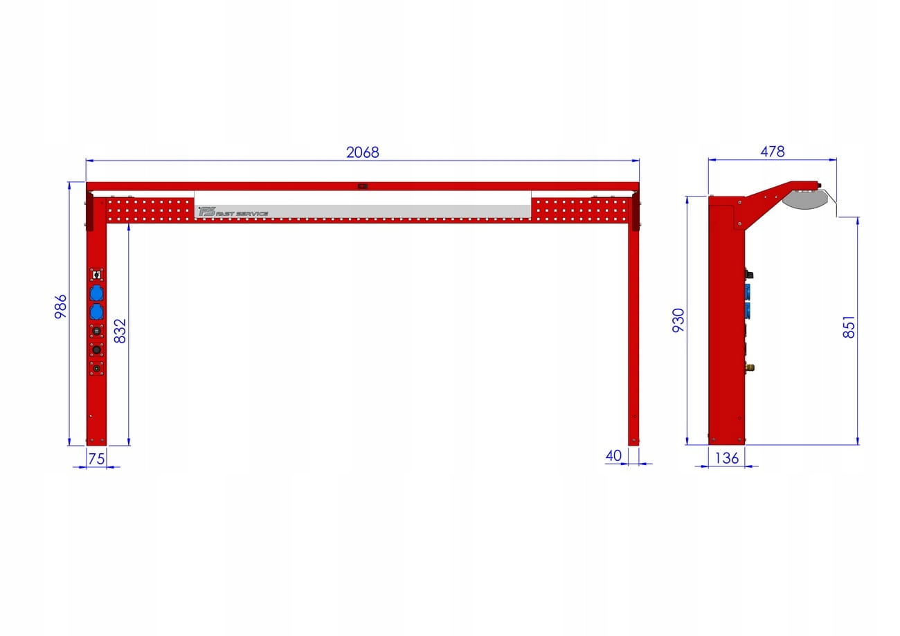 Tablica narzędziowa N207-03-02 EAN (GTIN) 5905669919678