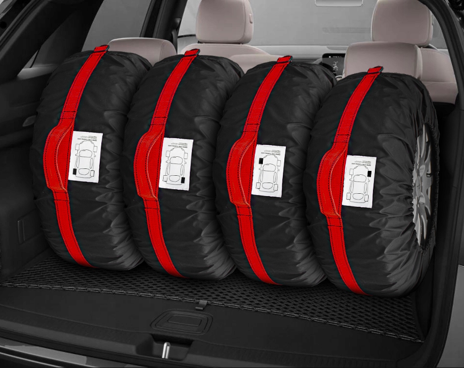 POKROWCE NA KOŁA OPONY 4SZT 4K WODOODPORNE 13-17 NA 4 KOŁA RĄCZKA OCHRONNY EAN (GTIN) 5907610203102