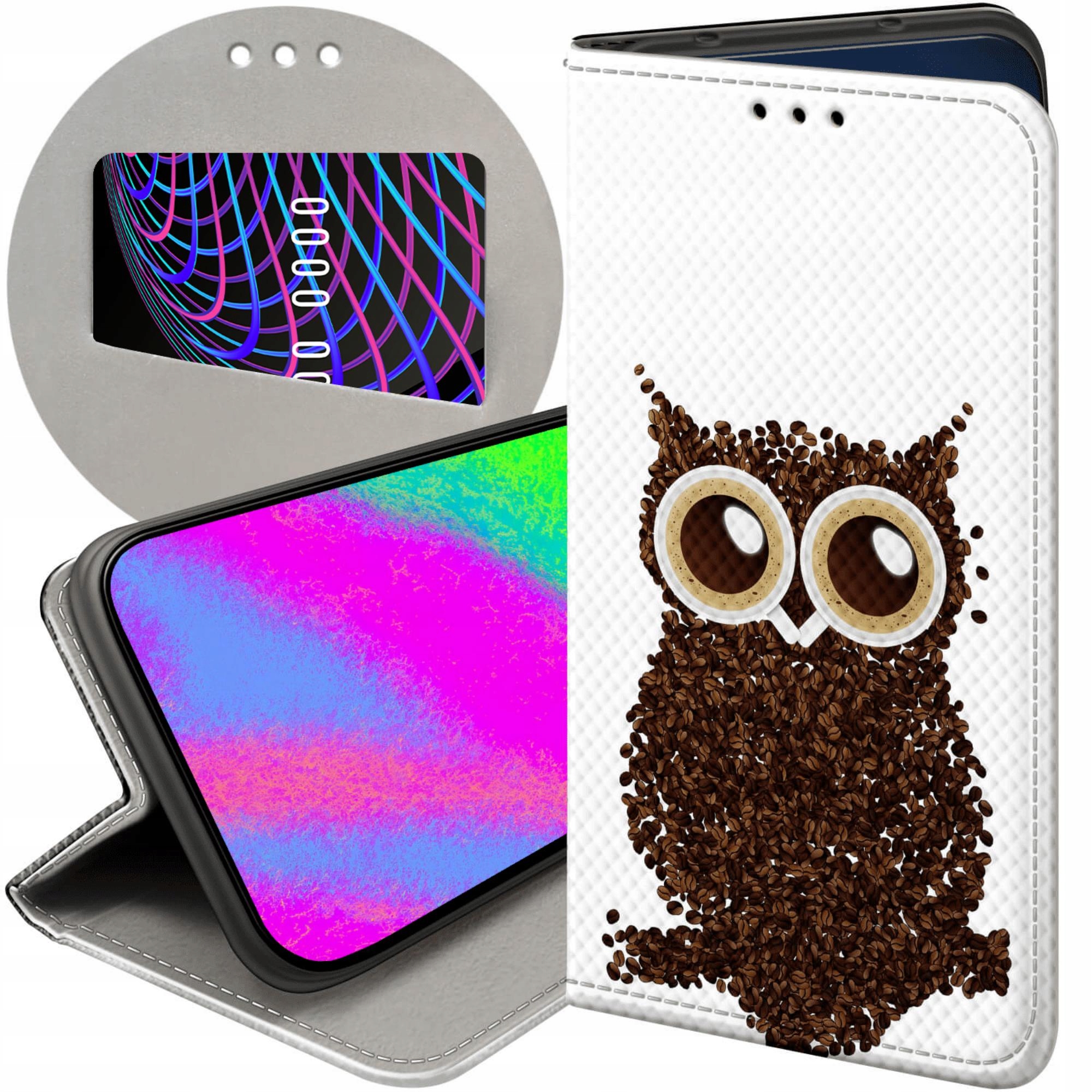 Etui Z Klapką Do Samsung Galaxy J7 2017 Kawa Coffe Kawusia Futerał