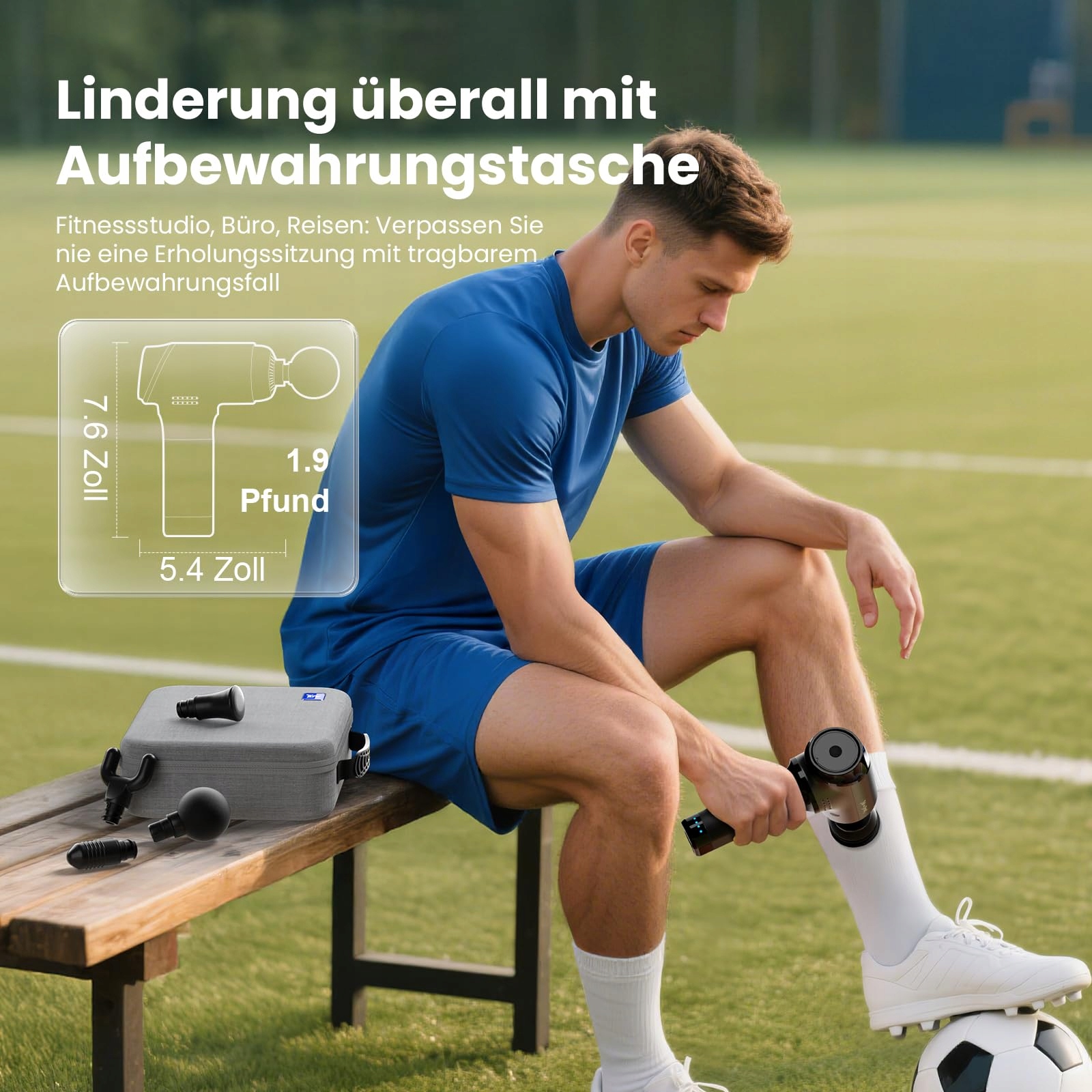 BOB AND BRAD T2 Masażer Do Mięśni 4000mAh 3200rpm USB-C — miniatura 4