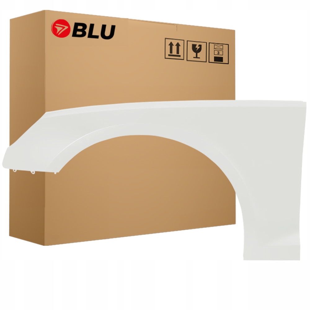 Blu Blatník Audi A4 B9 S4 LY9C levý bílý 15-19 přední