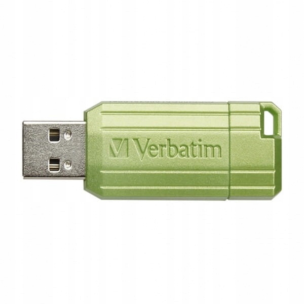 Dysk flash Usb Verbatim PinStripe 128 Gb Usb 2.0 zielony