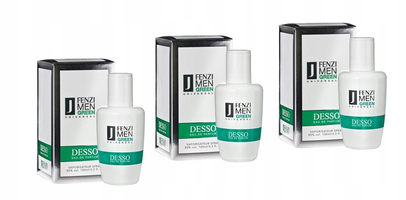 JFenzi Desso Green Universal 3x100ml Edp Men