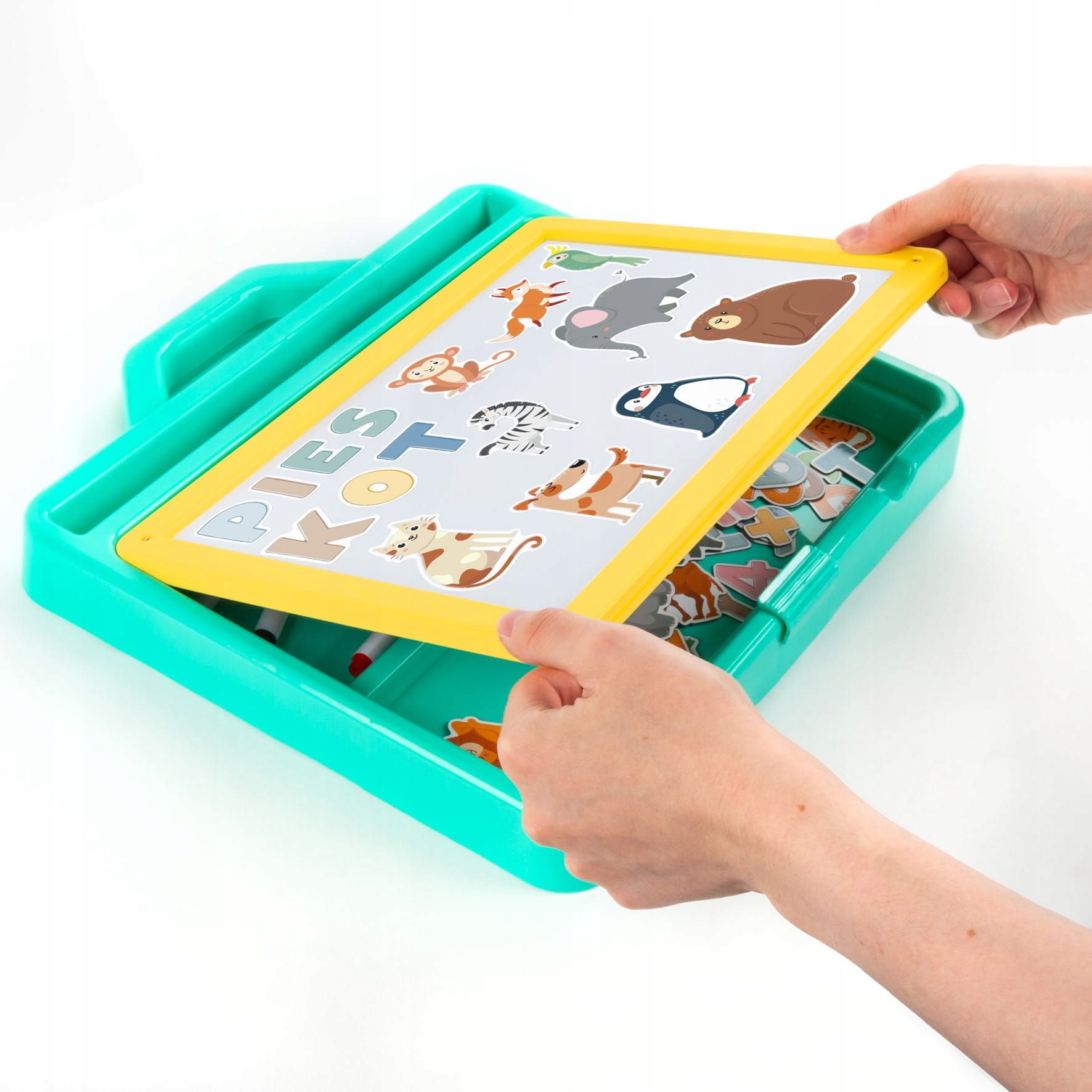 PRZENOŚNY ZESTAW TABLIC 5W1 ZOO KIDEA 1078