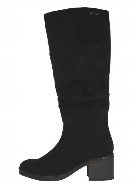 S.oliver Dámské Kozačky Černé S Kůží 39 Ž6A