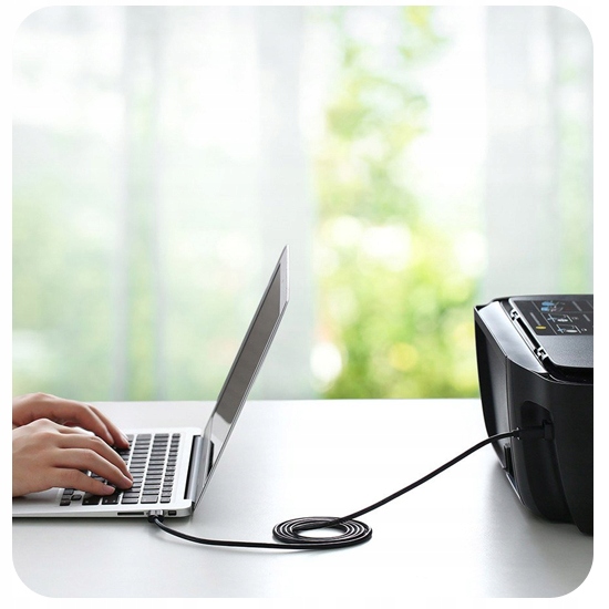 Ugreen Kabel przewód do drukarki USB-A USB-B 3m Długość kabla 3 m