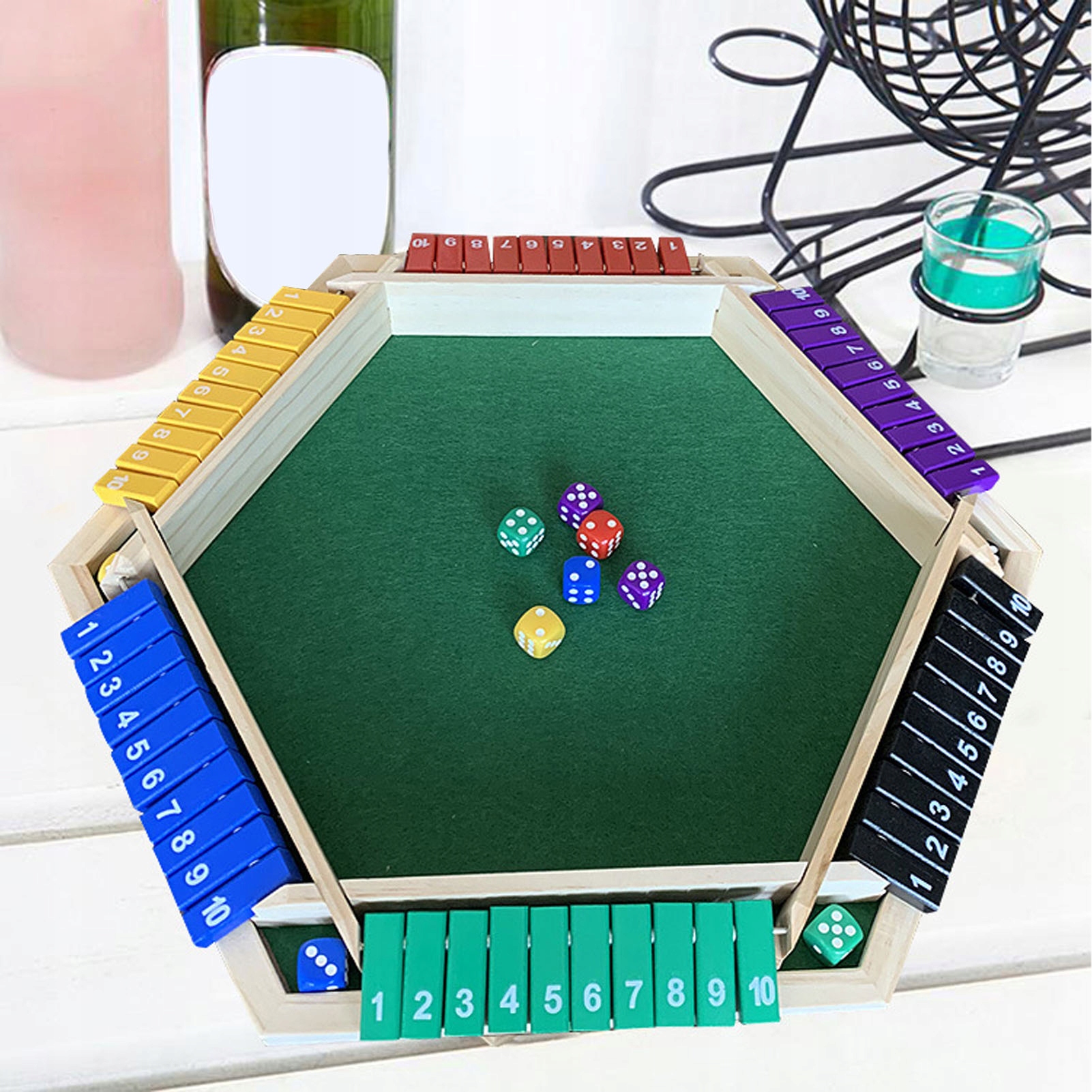 ZESTAW DREWNIANA GRA PLANSZOWA PODRÓŻNA KOŚCI Rodzaj przedmiot