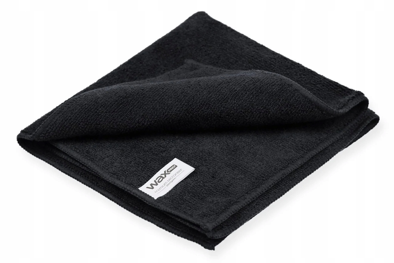 waxPRO Premium Black 360gsm 40x40cm Mikrofibra