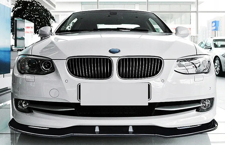 DOKŁADKA ZDERZAKA ZWYKŁEGO PRZÓD DLA BMW E92 E93 SPLITTER 2006-2013 CZARNY Stan opakowania oryginalne