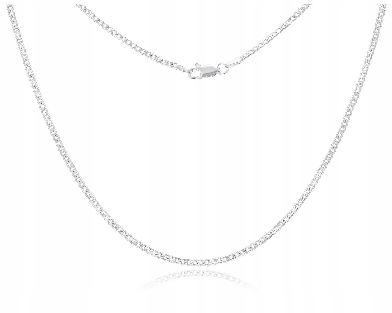 Stříbrný řetízek vazba „pancr“ ryzost 925 stříbro vel. 42 cm