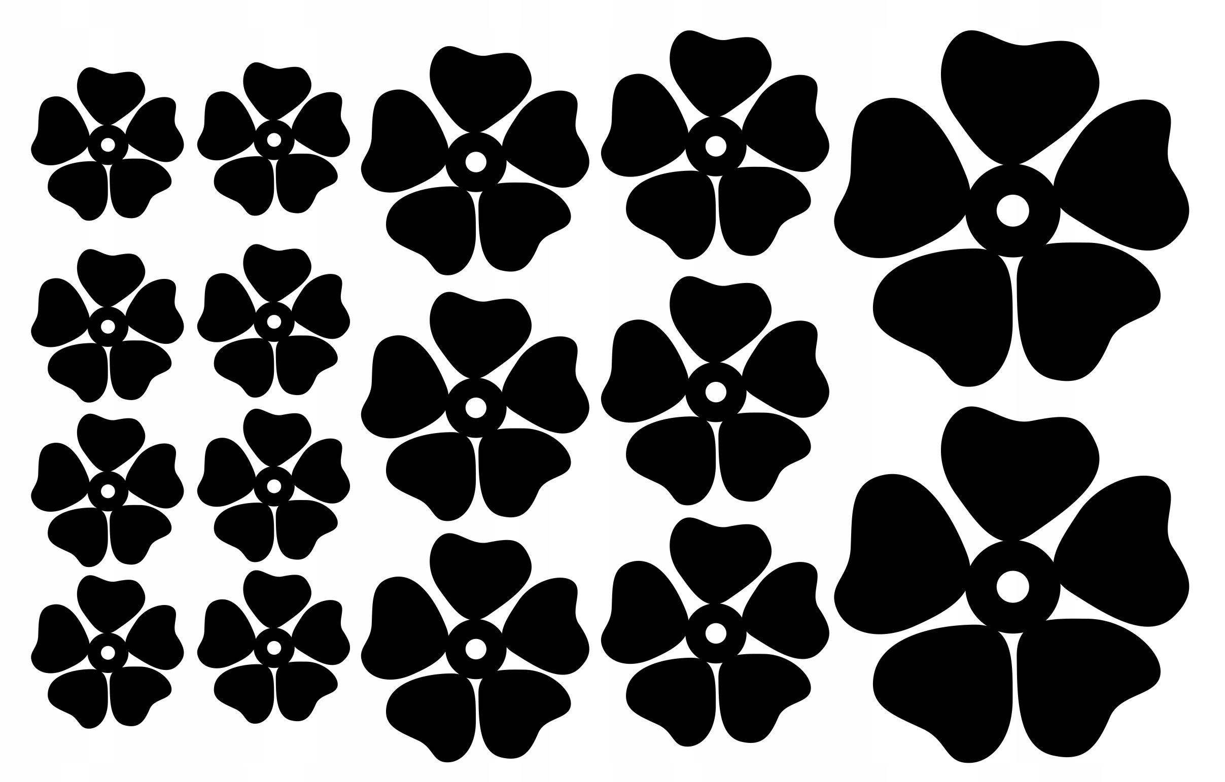 Naklejki Kwiaty na samochód Ozdobne Maskujące