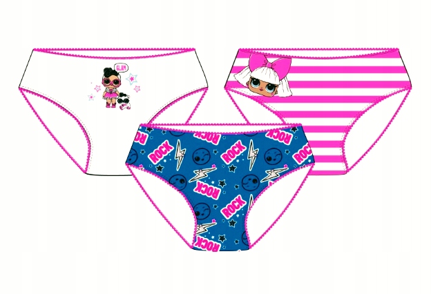 

Figi dziewczęce 3-pak Lol Surprise R 110/116