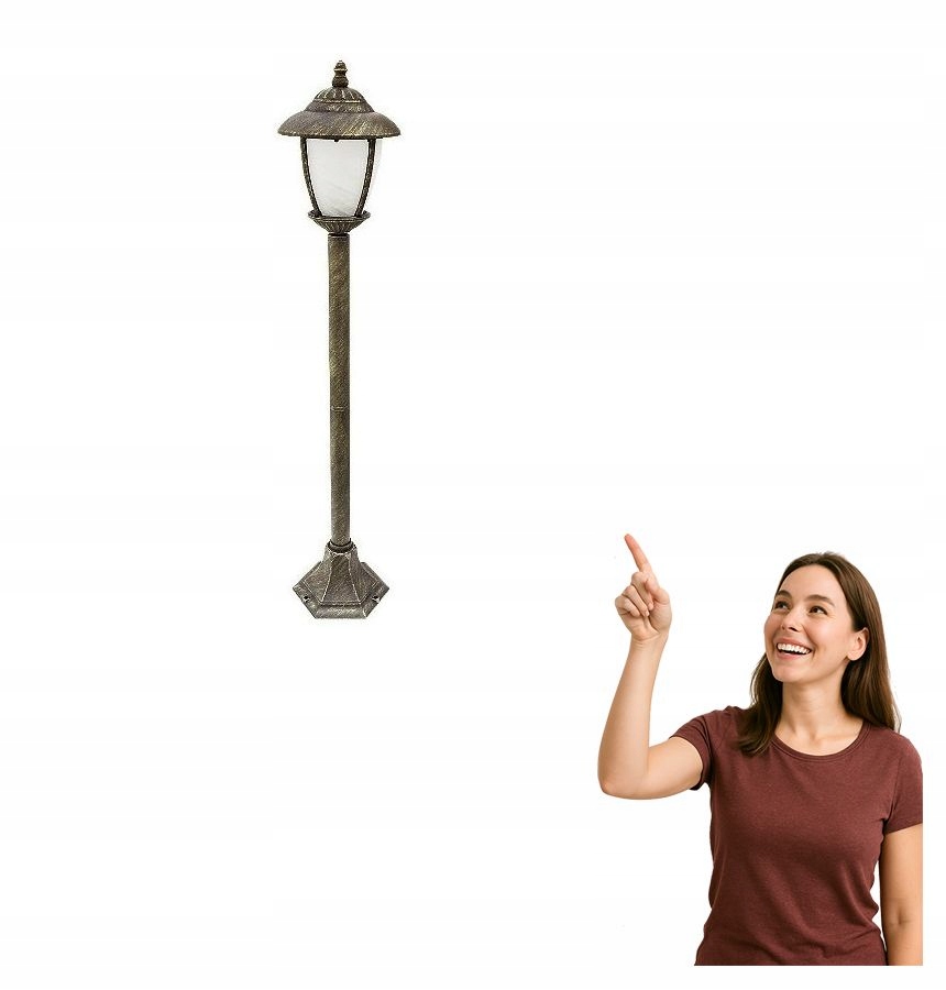 Vonkajšia lampa záhradný stĺpik Madrid 8480 Rabalux