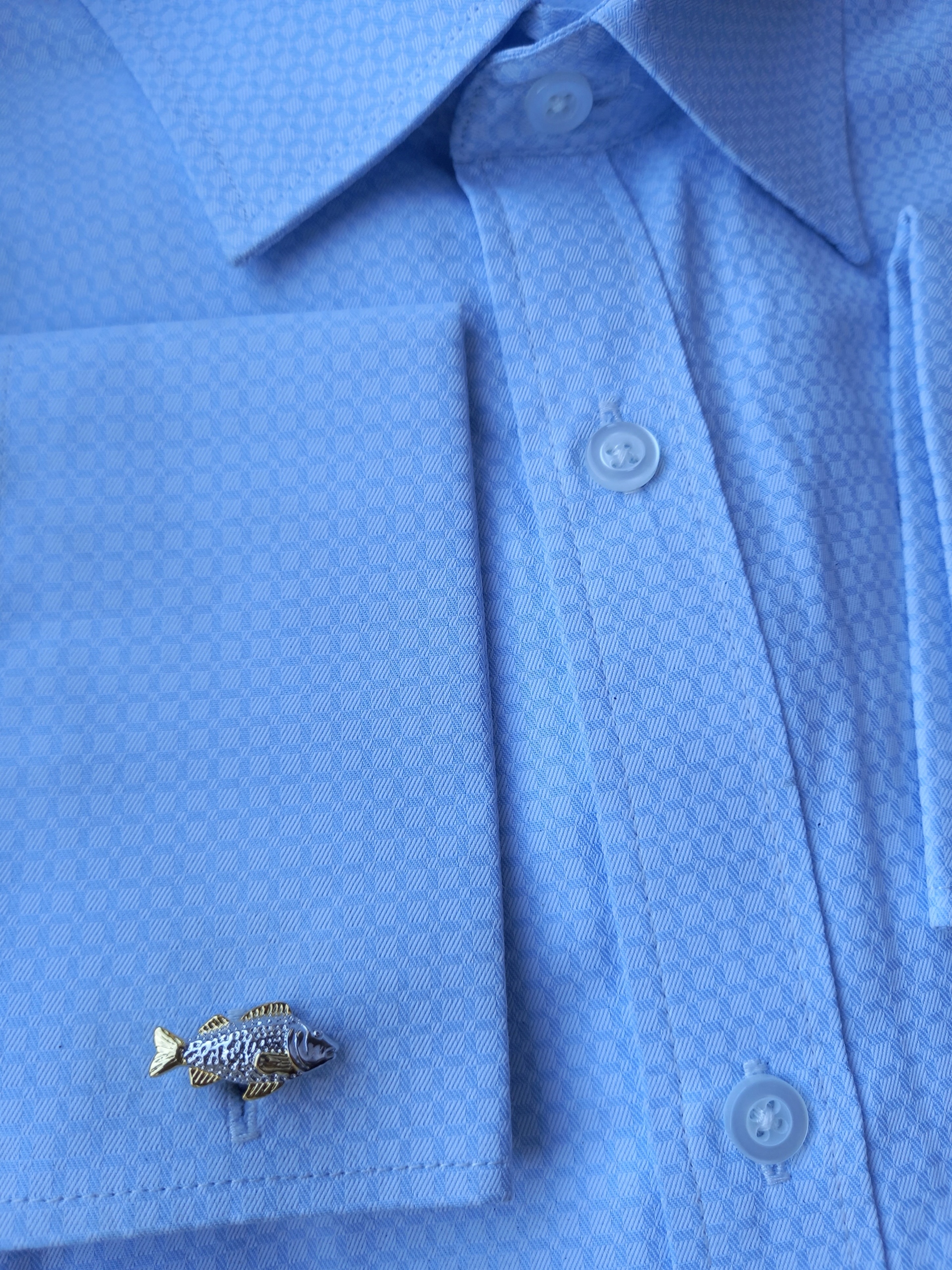 Manžetové knoflíčky Ryba Okon Karaś pro rybáře