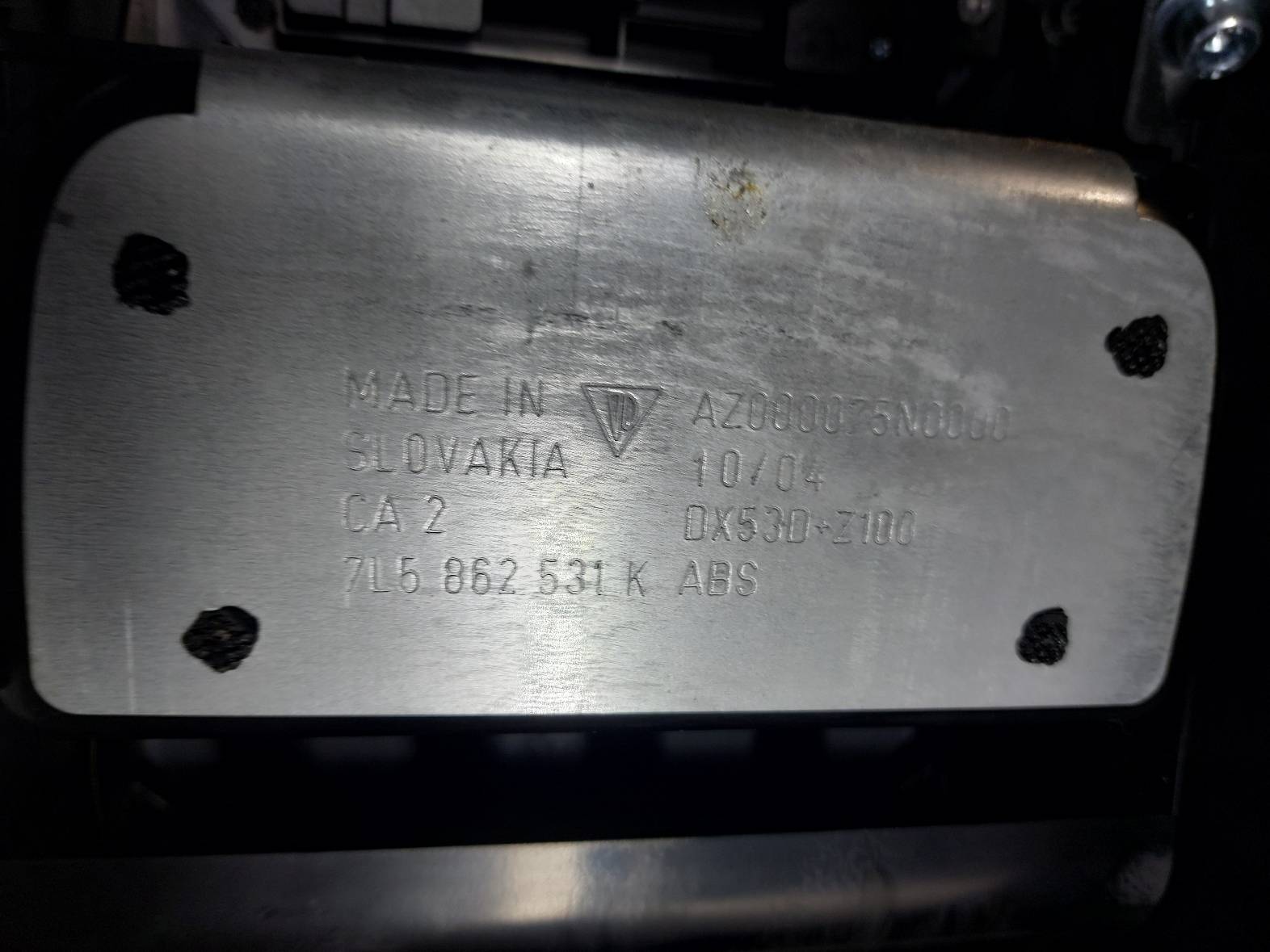 TUNEL media bracciolo PORSCHE CAYENNE e 7L5941435A 7L5862531K
