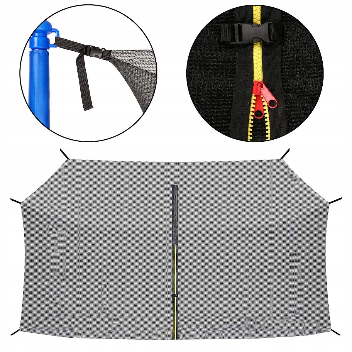 SIATKA DO TRAMPOLINY WEWNĘTRZNA MOCNA OCHRONNA na 6 SŁUPKÓW 10FT 304-312 cm EAN (GTIN) 5903021931962