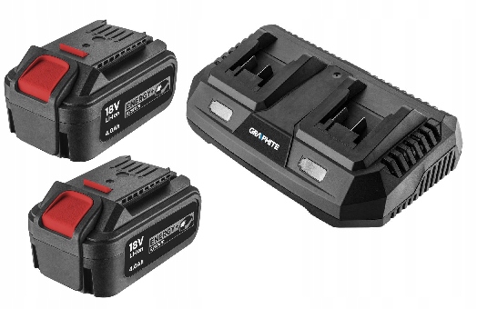 

Zestaw Startowy 4,0AH 2SZT. Podówjna Ładowarka 18V