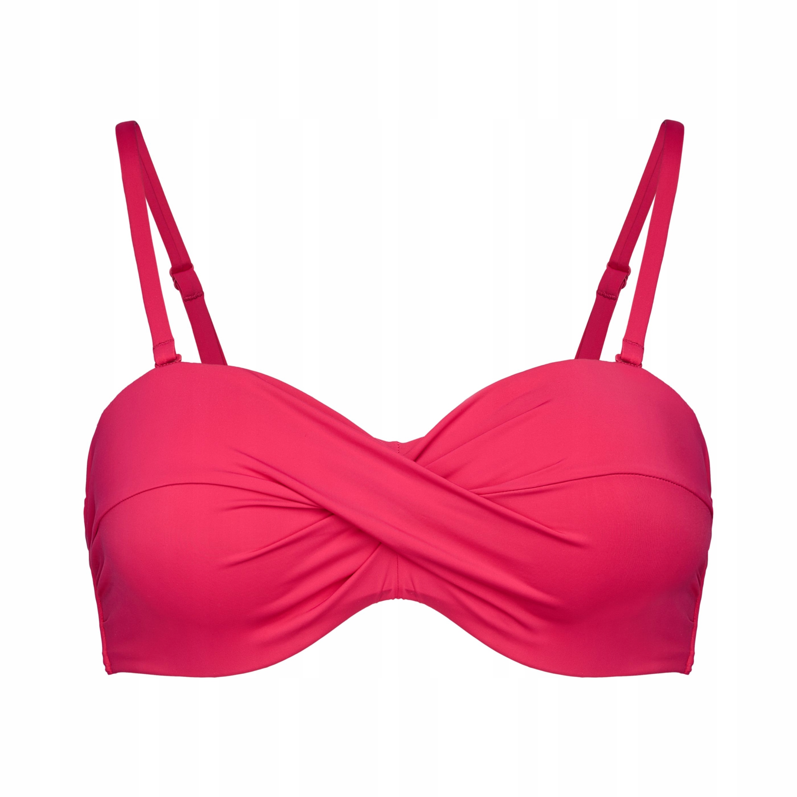 Podprsenka na bikiny bardotka push-up Base Esotiq intenzivní růžová 70E/75D/80C/85B